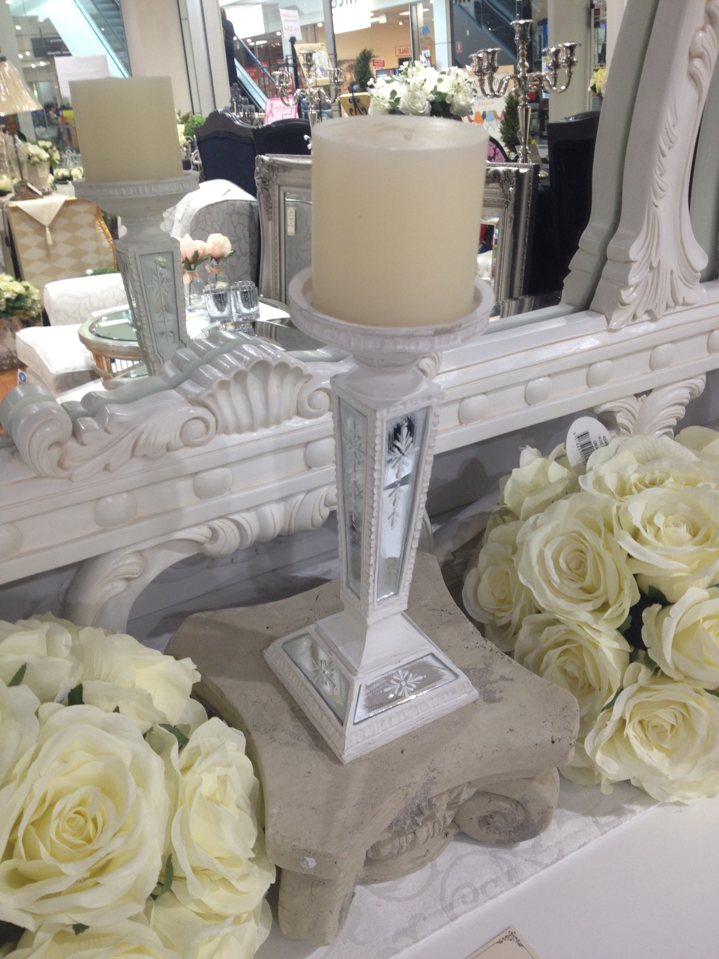 Mirrored Candle Holder