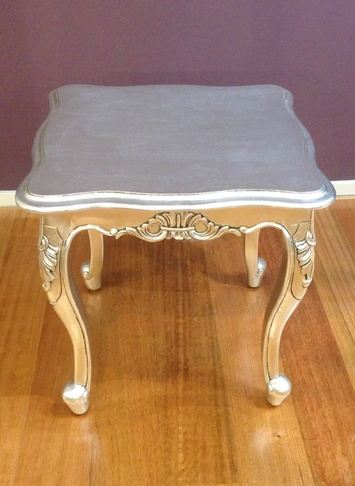 Silver French Lamp Table