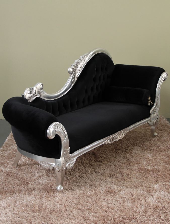 Carved Chaise Lounge