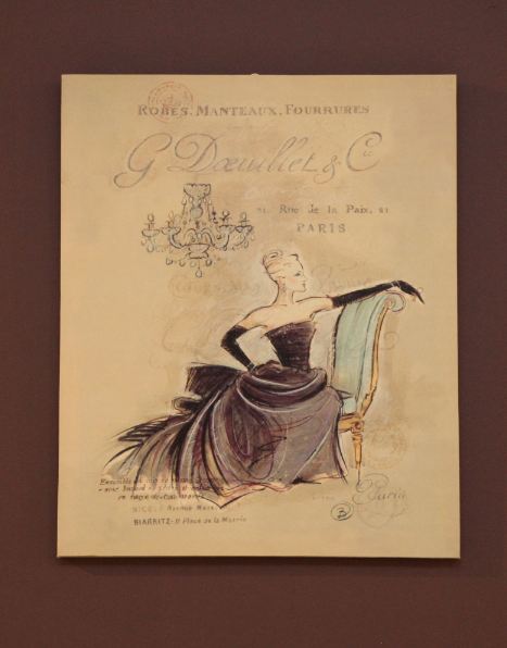 Ballroom Lady Print Canvas